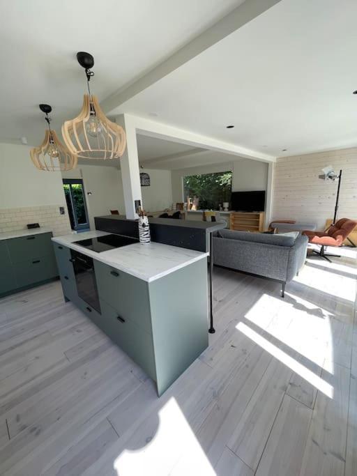 Modern Beach House For 12 Pers! With Jacuzzi Julianadorp Exteriör bild