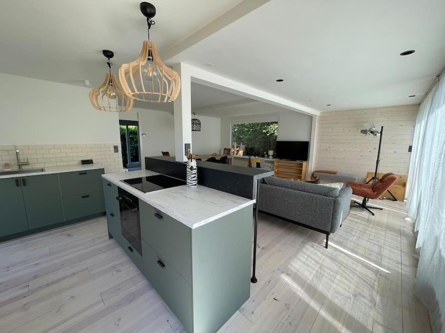 Modern Beach House For 12 Pers! With Jacuzzi Julianadorp Exteriör bild