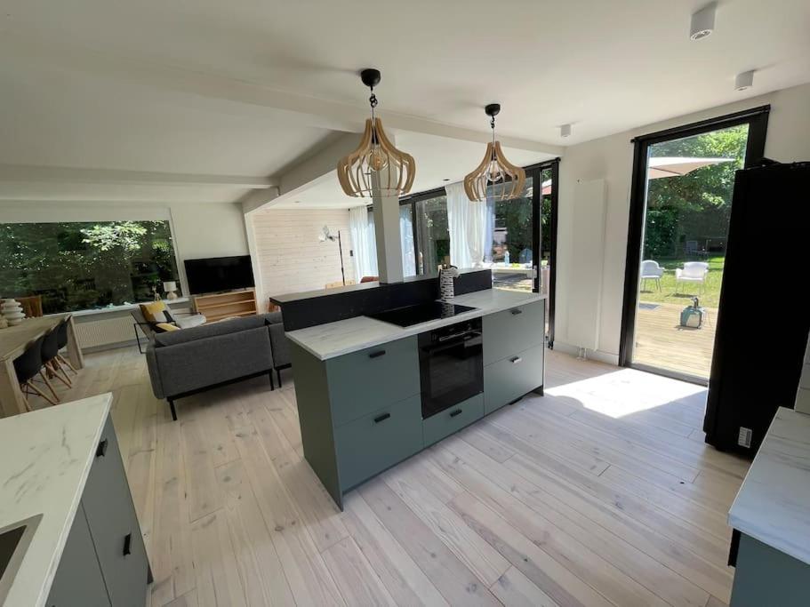 Modern Beach House For 12 Pers! With Jacuzzi Julianadorp Exteriör bild