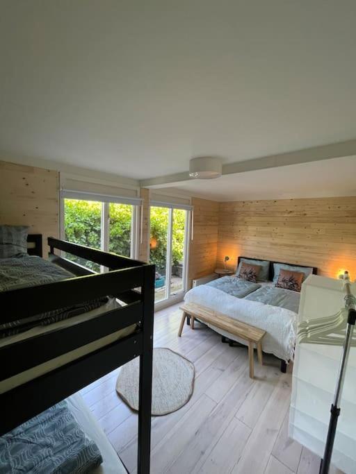 Modern Beach House For 12 Pers! With Jacuzzi Julianadorp Exteriör bild
