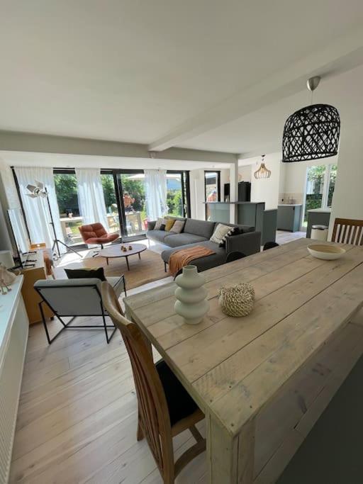 Modern Beach House For 12 Pers! With Jacuzzi Julianadorp Exteriör bild