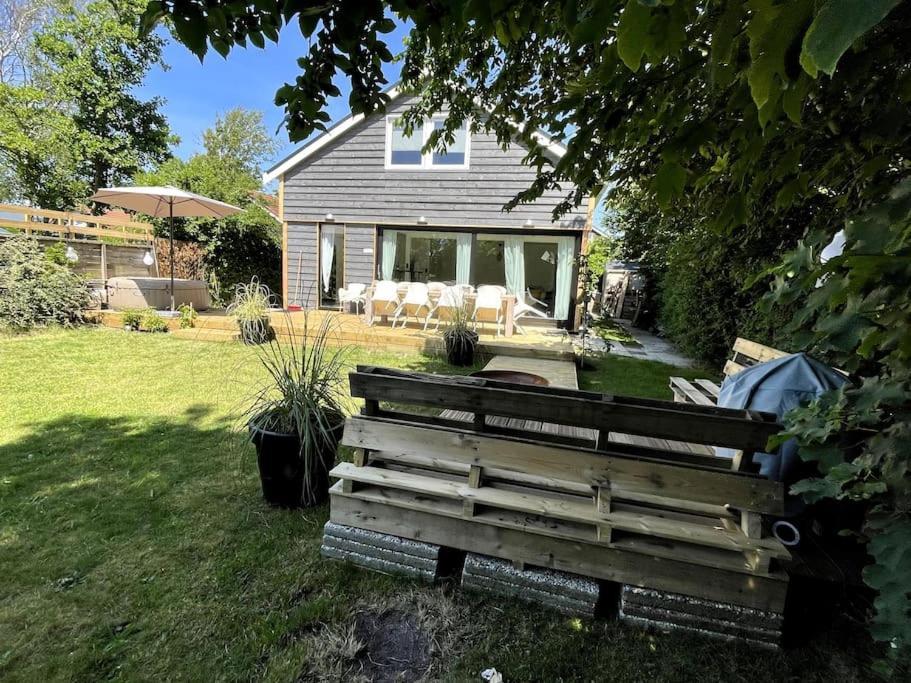 Modern Beach House For 12 Pers! With Jacuzzi Julianadorp Exteriör bild